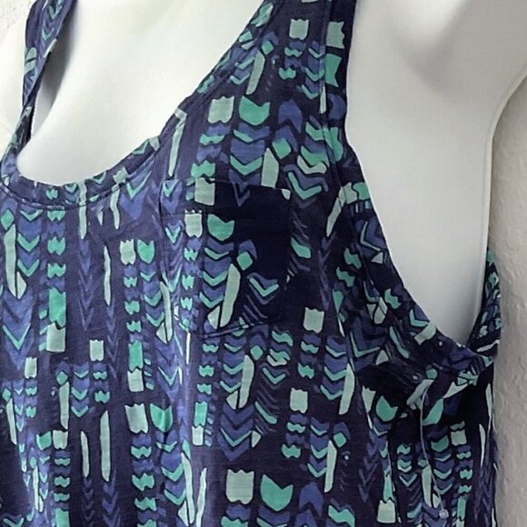 GAP BLUE GREEN TANK TOP - Picture 5 of 6